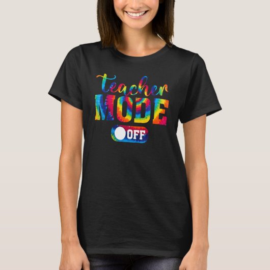 Leermodus op vorige dag van schooltijd Zomer zomer T-shirt (Voorkant)