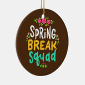 Leerpauze leraar zomervakantieverlof keramisch ornament (Rechts)