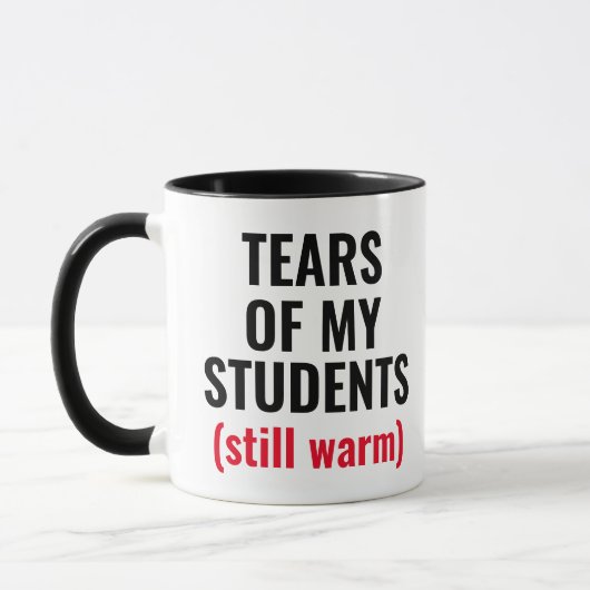 Leerpijlen van studenten mok (Links)