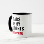 Leerpijlen van studenten mok (Voorkant links)