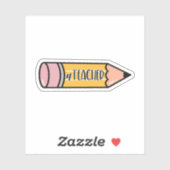 Leerpotlood Sticker (Vel)