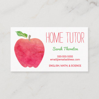 Leerprogramma voor herbenoeming via Home Tutor Afsprakenkaartje