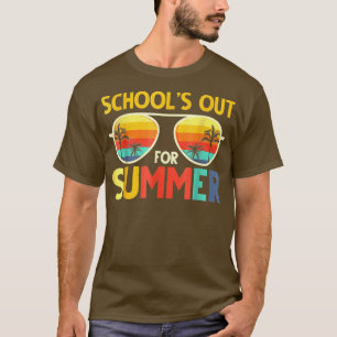 Leerschool voor zomerse gelukkige schooltijd t-shirt