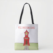 Leerschool Waterverf klas klaslokaal Draagtas (Voorkant)