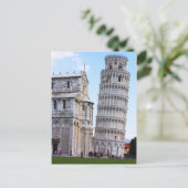 Leertoren van Pisa Briefkaart (Staand voorkant)