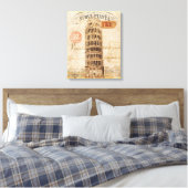 Leertoren van Pisa Canvas Afdruk (Insitu (Slaapkamer))