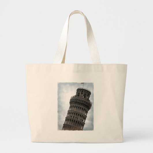 Leertoren van Pisa Grote Tote Bag (Voorkant)
