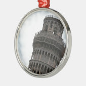 Leertoren van Pisa Metalen Ornament (Links)