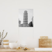 Leertoren van Pisa Poster (Keuken)