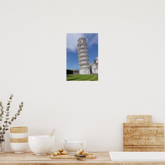 Leertoren van Pisa Poster (Keuken)