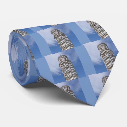 Leertoren van Pisa Stropdas (Opgerold)