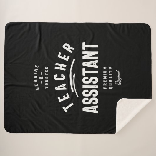 Leerwerkassistent Titel Cadeautje Sherpa Deken (Voorkant (horizontaal))