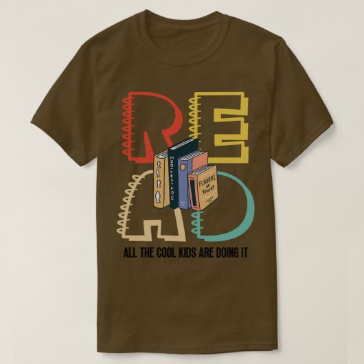 Lees alle coole Kinderen doen het 9 T-shirt (Design voorkant)