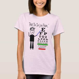 "Lees alstublieft de bovenste regel"—Ontwerp van d T-shirt