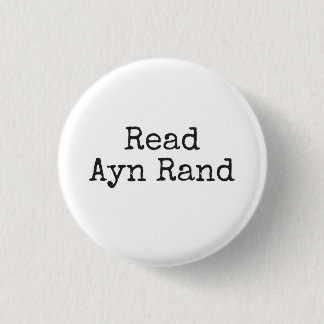 Lees Ayn Rand Ronde Button 3,2 Cm