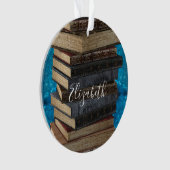 Lees Boek Club Vriend Monogram Ornament (voorkant)