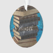 Lees Boek Club Vriend Monogram Ornament (voorkant)