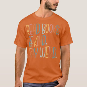 Lees boeken als een soort van leven, grappig boek  t-shirt