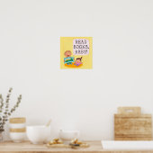 Lees Boeken, Baby! poster (Keuken)