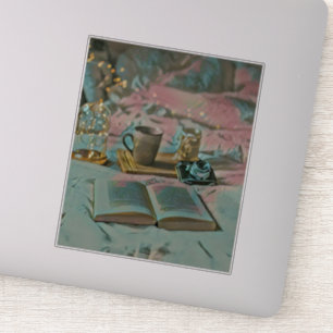 Lees Boeken, Drink Koffie Sticker