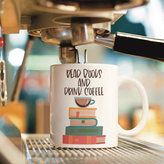 Lees Boeken en de Mok van de Koffie van de Drink