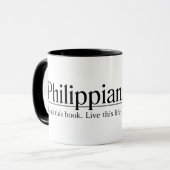 Lees de Bijbel Filippijnen 4:13 Mok (Voorkant links)