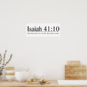 Lees de Bijbel Isaiah 41:10 Poster (Keuken)