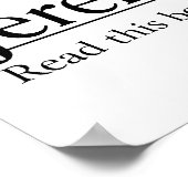 Lees de bijbel Jeremiah 29:11-13 Poster (Hoek)