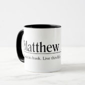 Lees de Bijbel Matthew 22:37 Mok (Voorkant links)