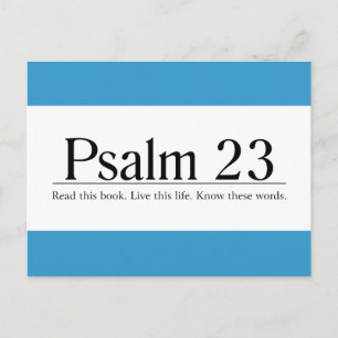 Lees de Bijbel Psalm 23 Briefkaart
