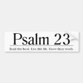 Lees de Bijbel Psalm 23 Bumpersticker (Voorkant)