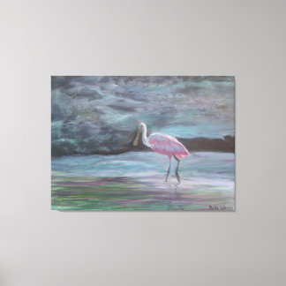 Lees de Florida-Roseate Spoonbill Canvas Print