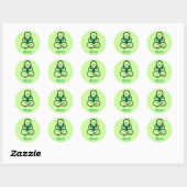 Lees de groene versie ronde sticker (Vel)