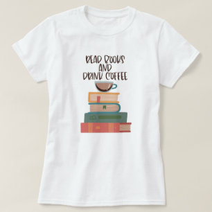 Lees de Koffie T-Shirt van de Drink van Boeken