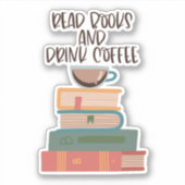 Lees de Sticker van de Koffie van de Drink van Boe (Voorkant)