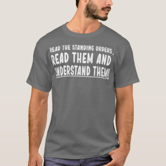 lees de vaste bestellingen t-shirt