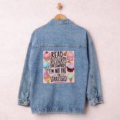 Lees desserts achterstevoren in niet dik in gestre denim jacket (Hangar)