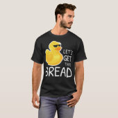 Lees Duck Meme Duck Duck Pun Duck Joke zwarte labs T-shirt (Voorkant volledig)