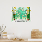 Lees een Boek en ga de Wereld van de Verbeelding i Poster (Keuken)