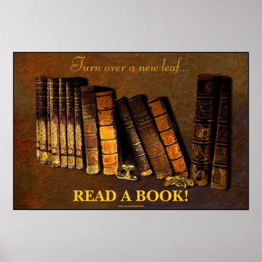 LEES EEN BOEK Poster Literacy (Voorkant)