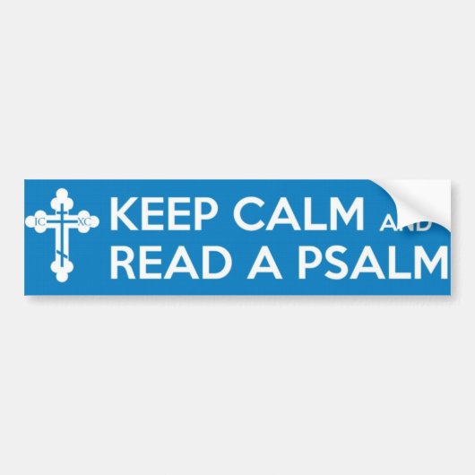 Lees een Bumpersticker Psalm (Voorkant)