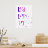 Lees elke dag Poster (Keuken)