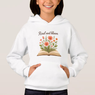 Lees en bloei meisjes hoodie