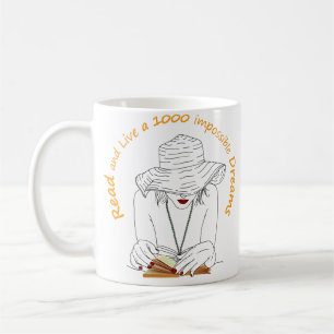 Lees en leef 1000 dromen koffiemok