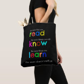 Lees en leer tote bag (Dichtbij)