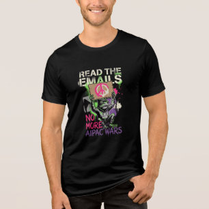 Lees Epstein E-mails Anti Oorlog Iran Vrede Tri-Blend Shirt