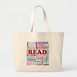 Lees er alles over! grote tote bag
