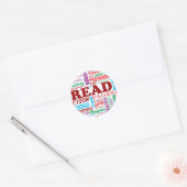 Lees er alles over! ronde sticker (Envelop)