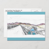 Lee's Ferry Bridge, NM Briefkaart (Voorkant / Achterkant)