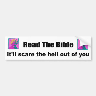 Lees het bijbel dat het je zal schrikken. bumpersticker